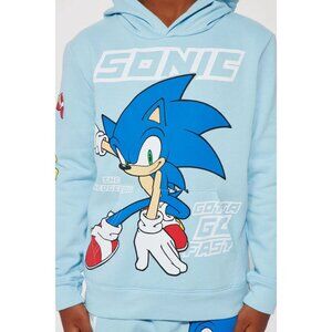 Sonic The Hedgehog Boys' Sonic Running Gotta Go Faster Youth T-Shirt/Short Sz M